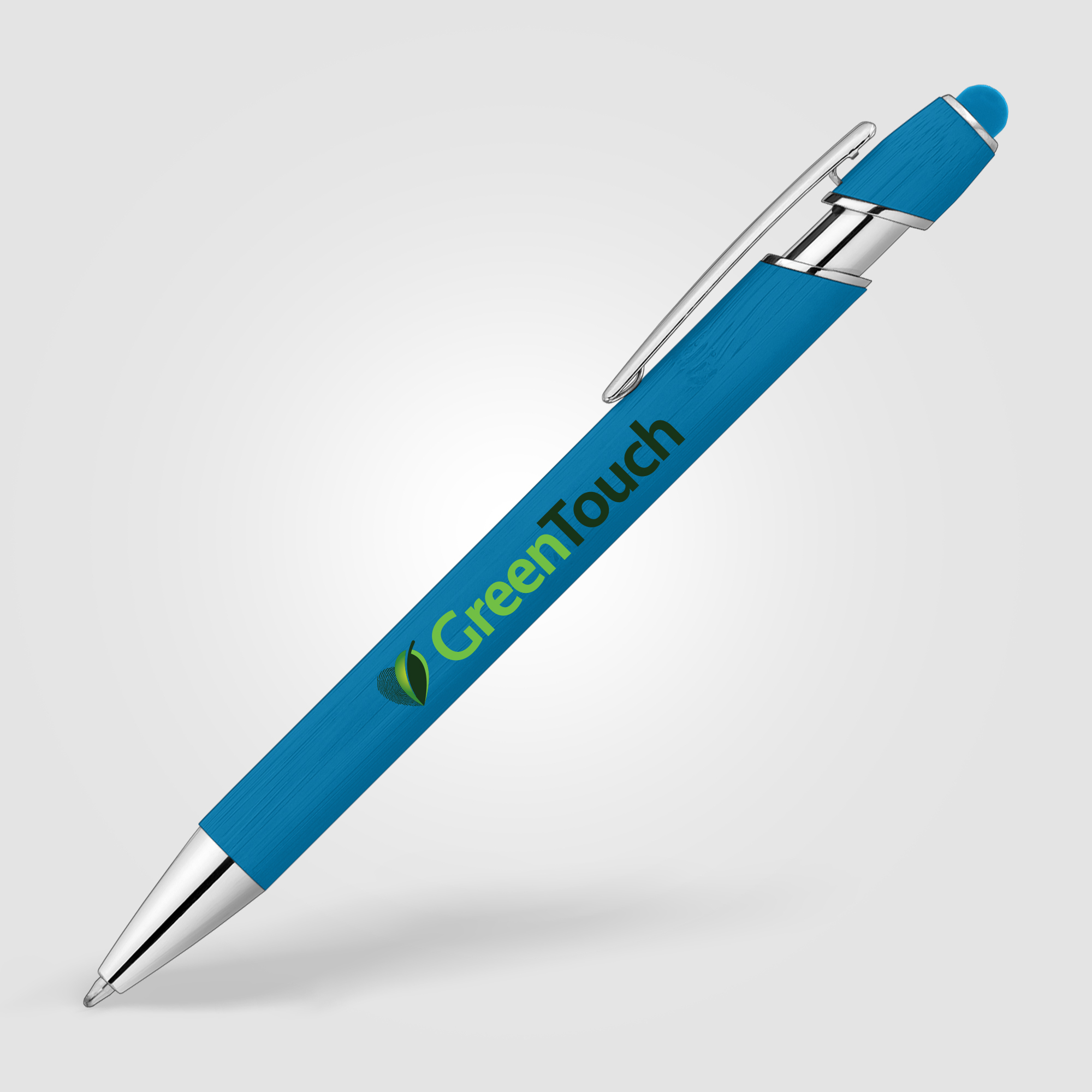 Stylo/stylet publicitaire - Prince Bamboo Bleu clair